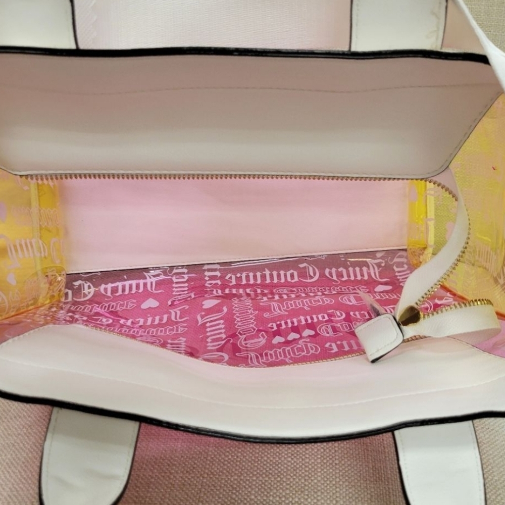 NEW Juicy Couture Clear Tote Handbag - Picture 5 of 5